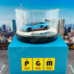 PGM 1/64 LBWK LP700-4 Gulf (Fully Opened with Round Turntable Display)