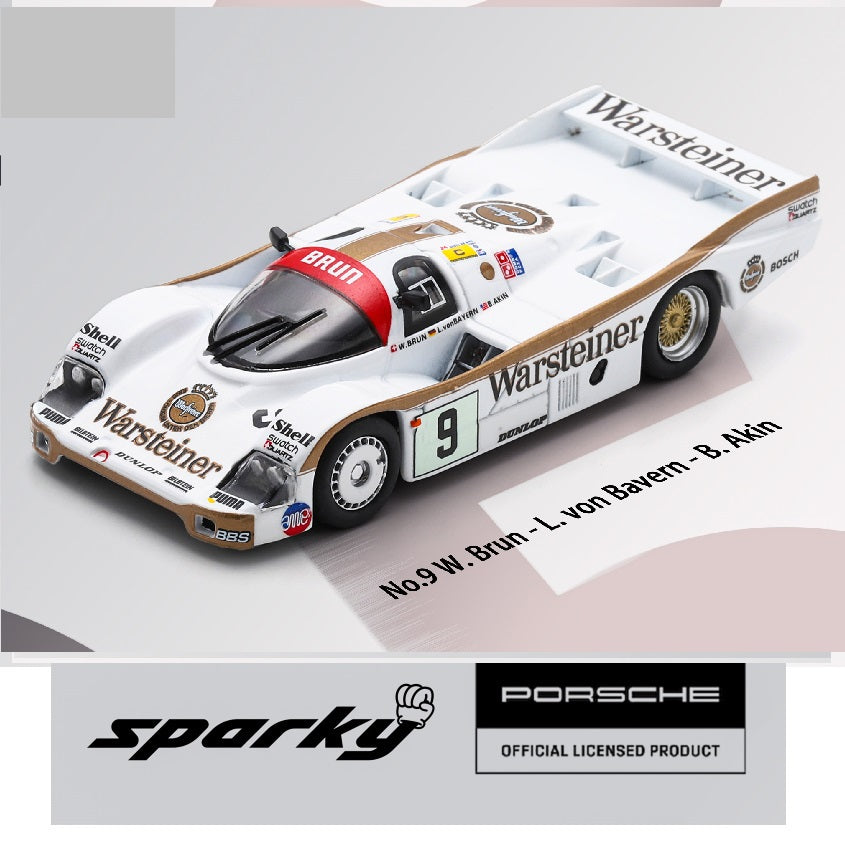 SPARKY 1/64 Porsche 956 No.9 Le Mans 24H 1984 W. Brun - L. von Bayern - B. Akin Y321