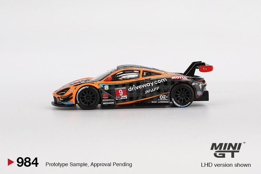 MINI GT 1/64 McLaren 720S GT3 Evo Pfaff Motorsports 2024 IMSA Daytona 24 Hrs MGT00984