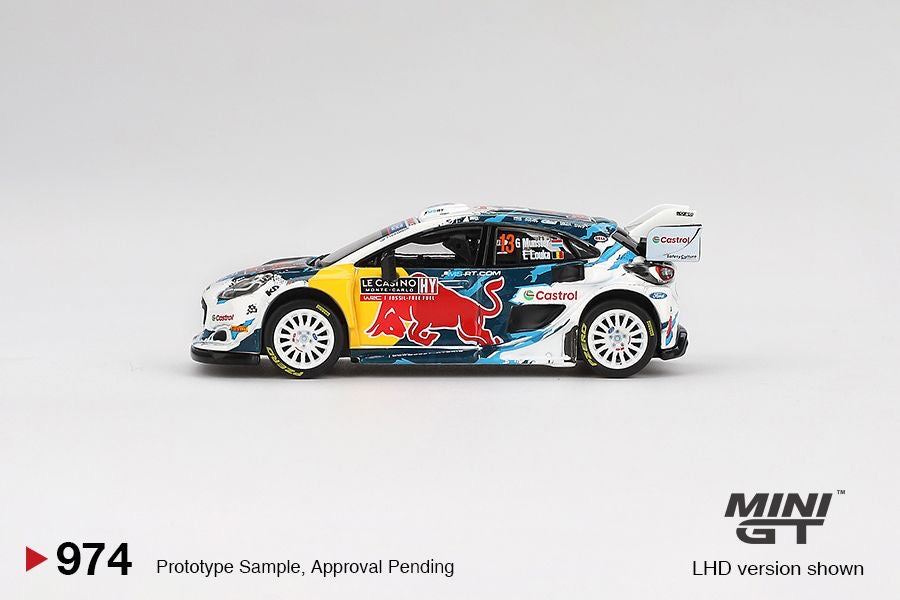 PREORDER MINI GT 1/64 Ford Puma Rally1 #13 M-Sport Ford WRT 2024 Rally Monte Carlo MGT00974-L (Approx. Release Date : Q2 2025 subject to manufacturer's final decision)
