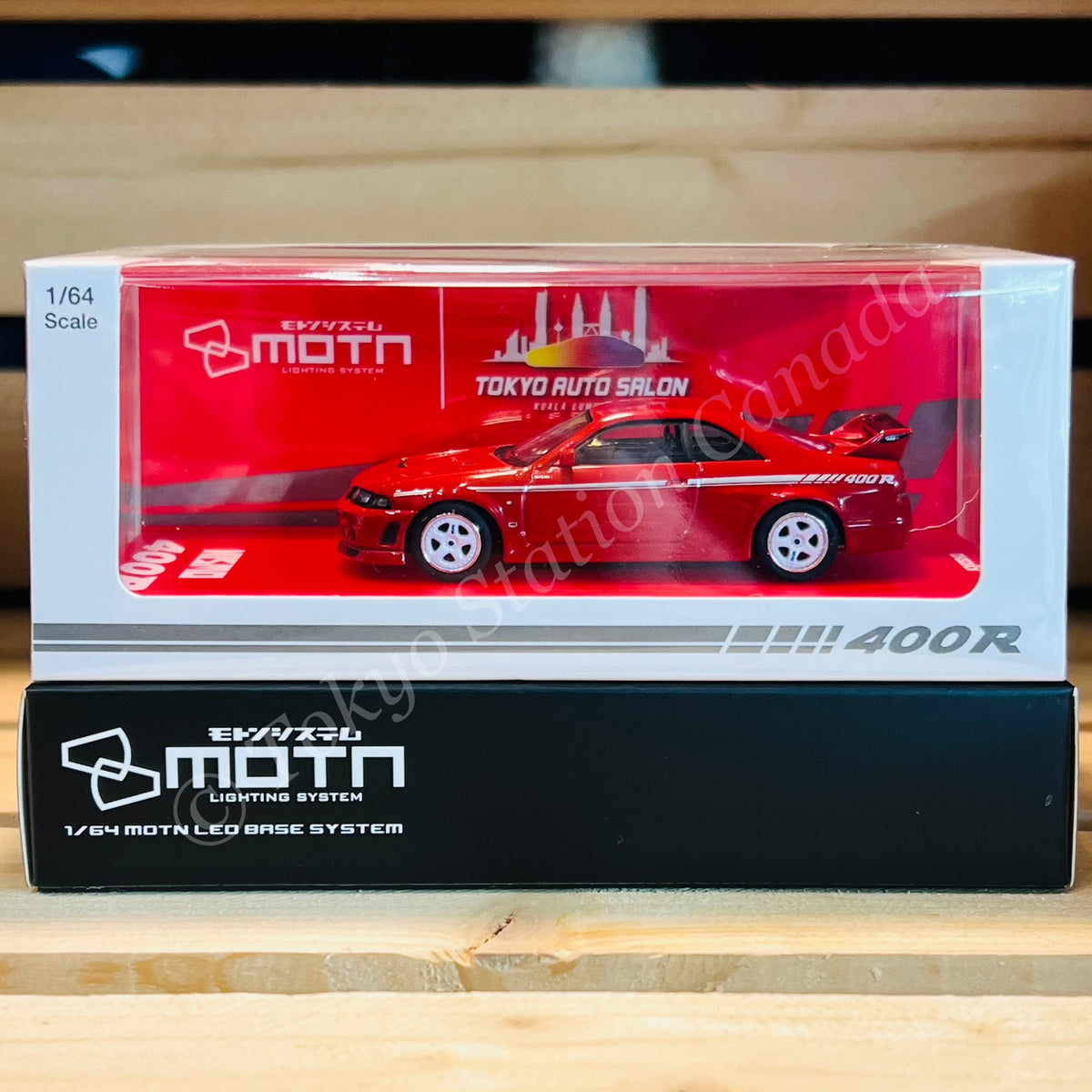 京商1/64【NISMO400R　MOTN SYSTEM】RED　海外ストア限定 □京商【海外ストア限定モデル】 NISMO 400R 【MOTN SYSTEM