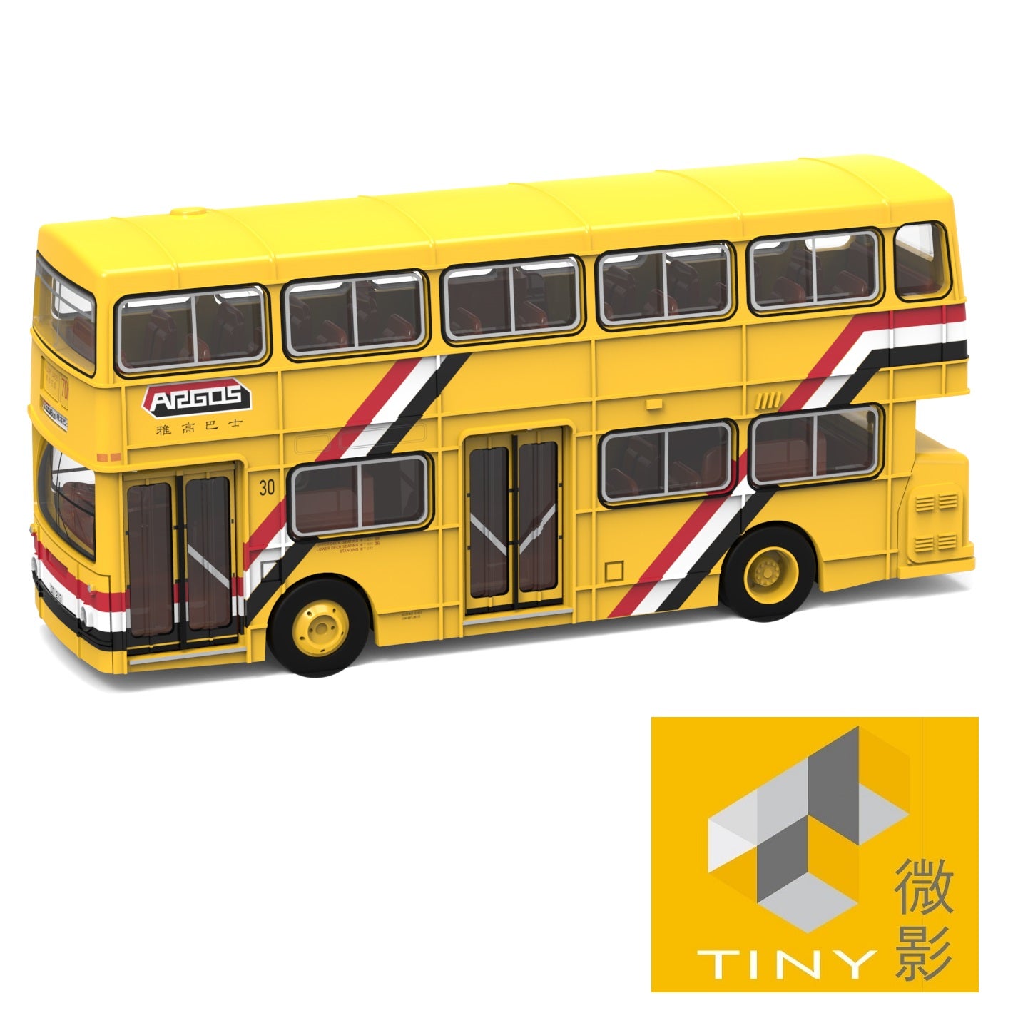 TINY 微影 118 DAIMLER Fleetline DMS ARGOS (Yellow)