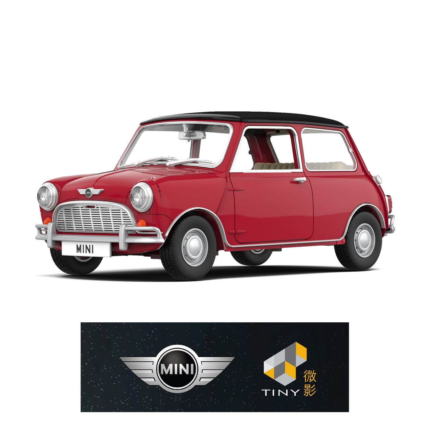 TINY 微影 1/50 Mini Cooper Red ATC66074