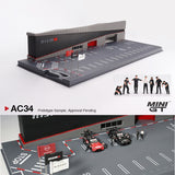 MINI GT 1/64 Diorama NISSAN MOTORSPORTS & CUSTOMIZING CO.,LTD. NISMO OPERATION MGTAC34