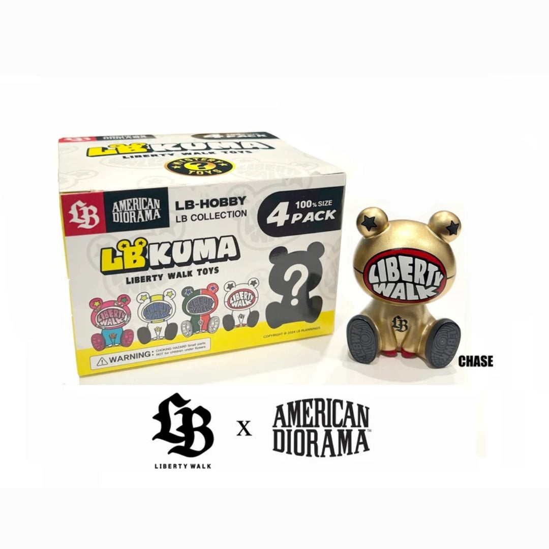 AMERICAN DIORAMA Liberty Walk Kuma Version 1 100% Blind Box AD-LBKuma05