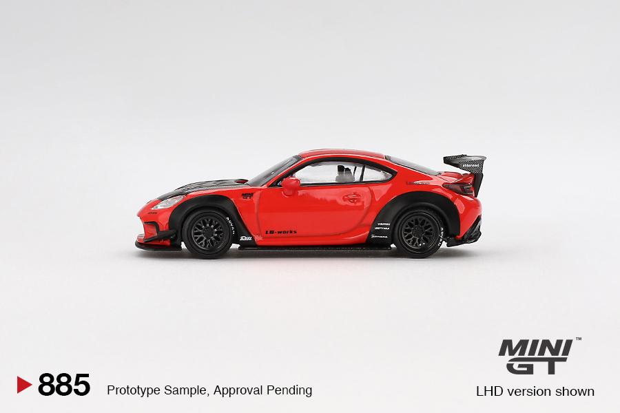 MINI GT 1/64 Toyota GR86 LB★Nation Red MGT00885-L