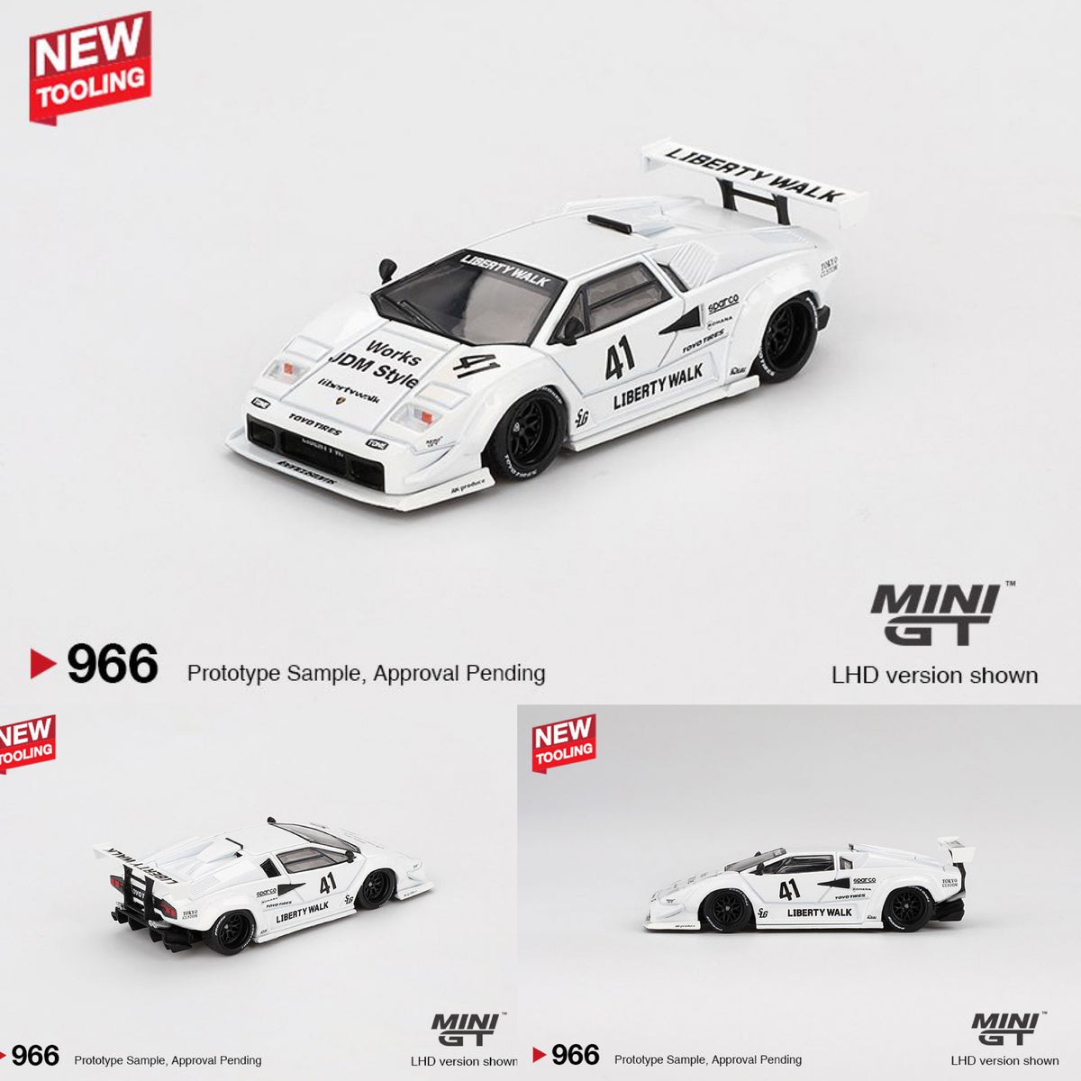 ミニカー Lamborghini Countach LP400 (White) C7A2F908-1E09-4B74-83FB-