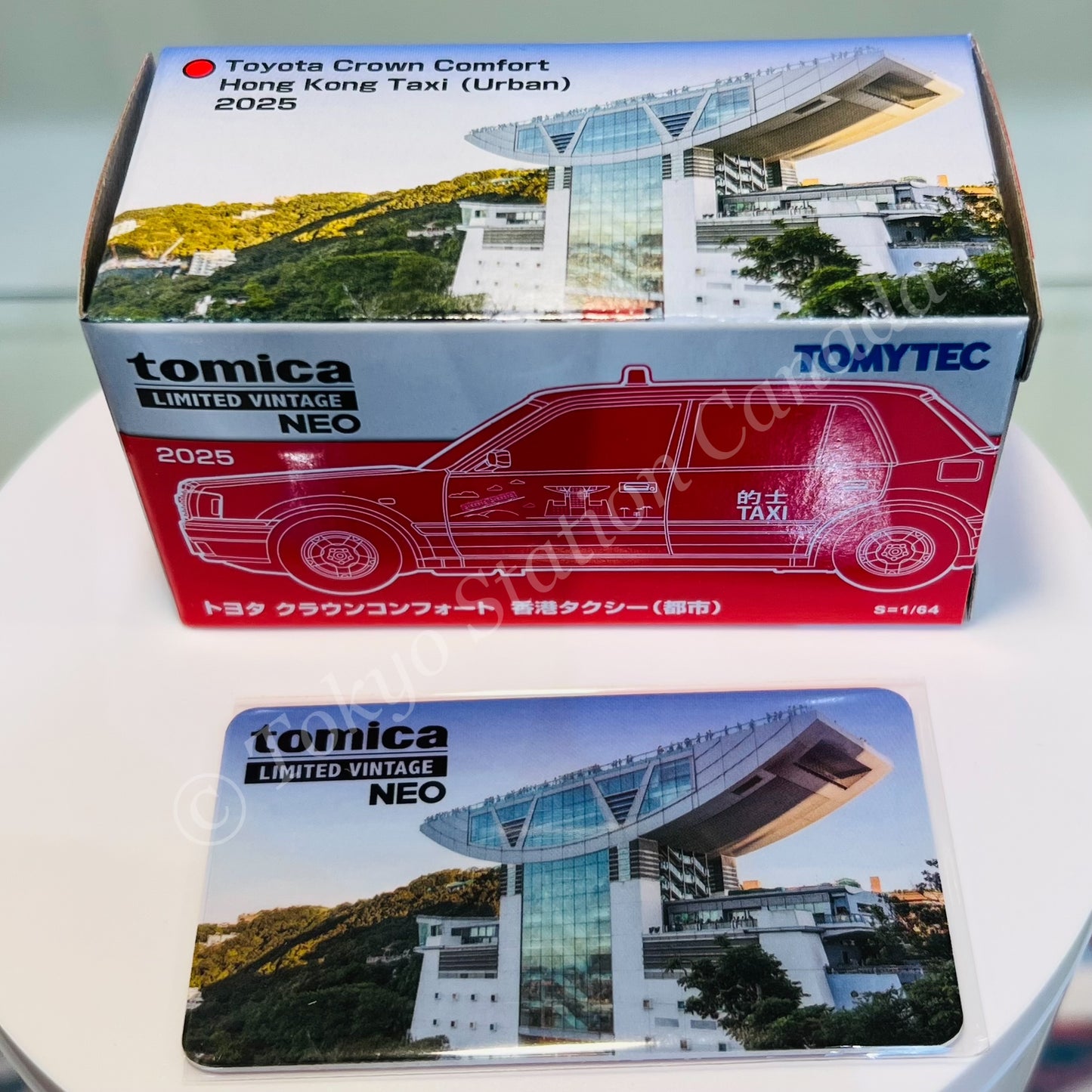 Tomytec Tomica Limited Vintage Neo 1/64 TOYOTA CROWN COMFORT Hong Kong TAXI 2025 Urban (Hong Kong Exclusive)
