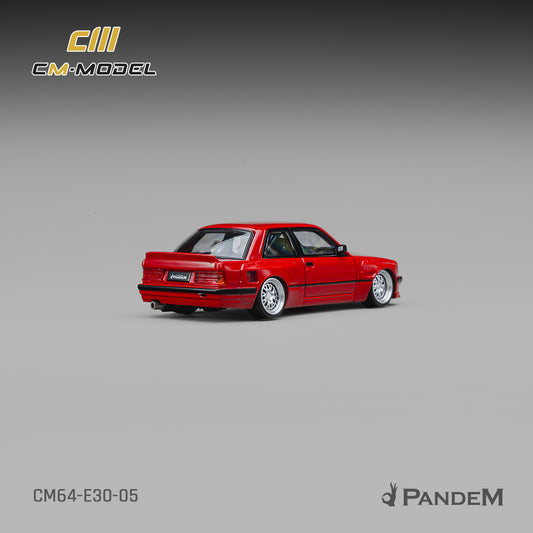 PREORDER CM MODEL 1/64 Pandem M3 E30 Bright Red CM64-E30-05 (Approx. Release Date : Q4 2026 subject to manufacturer's final decision)