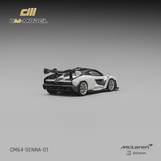 PREORDER CM MODEL 1/64 McLaren Senna Silica White CM64-SENNA-01 (Approx. Release Date : Q4 2026 subject to manufacturer's final decision)