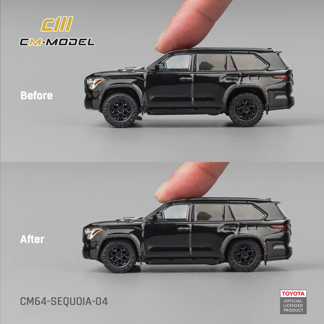 PREORDER CM MODEL 1/64 Toyota Sequoia Midnight Black CM64-SEQUOIA-04 (Approx. Release Date : Q4 2026 subject to manufacturer's final decision)