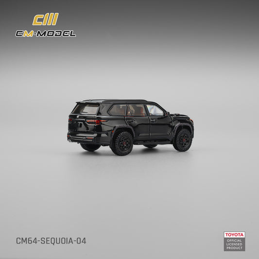 PREORDER CM MODEL 1/64 Toyota Sequoia Midnight Black CM64-SEQUOIA-04 (Approx. Release Date : Q4 2026 subject to manufacturer's final decision)