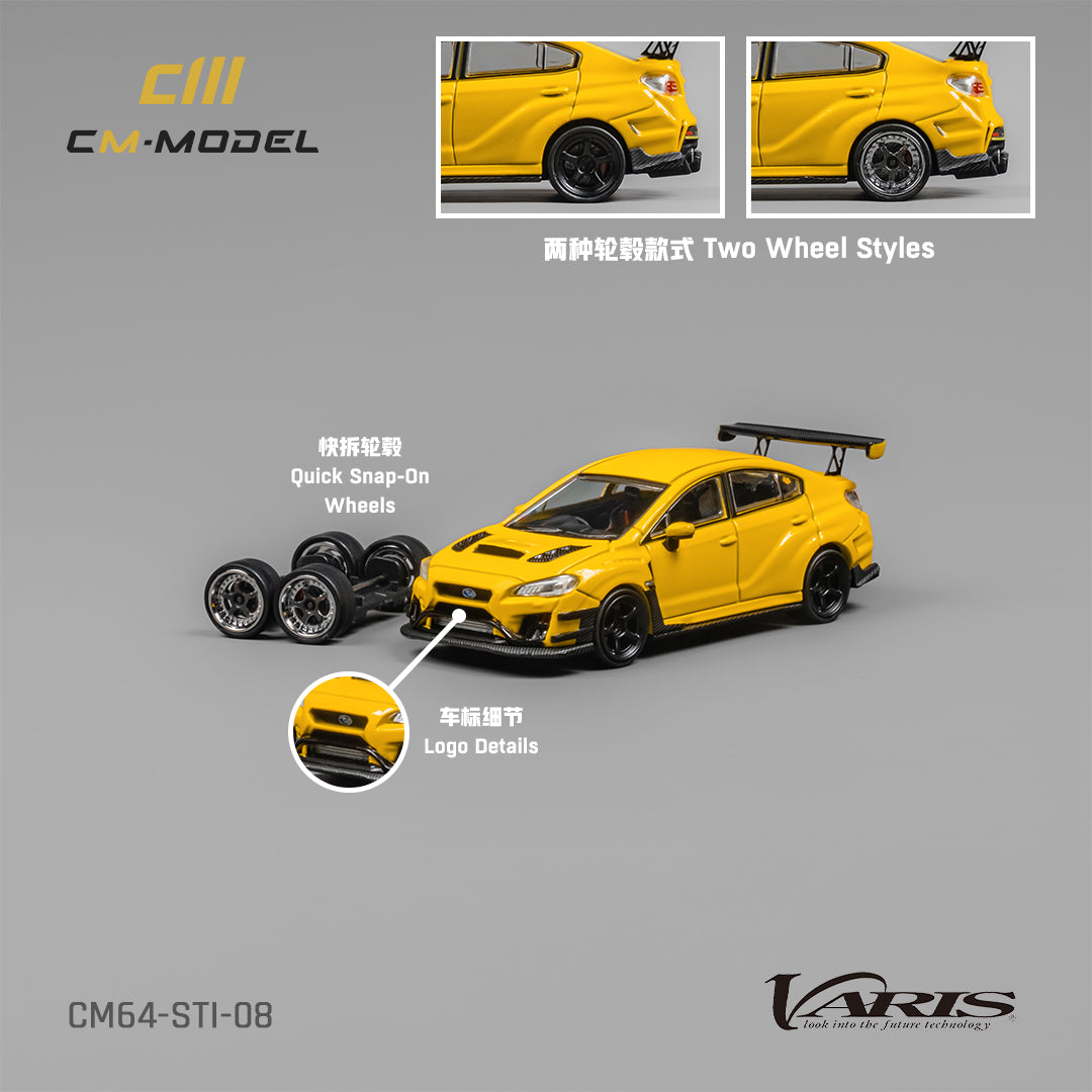 PREORDER CM MODEL 1/64 SUBARU STI Varis Widebody 1.0 CM64-STI-08 (Approx. Release Date : July 2025 subject to manufacturer's final decision)