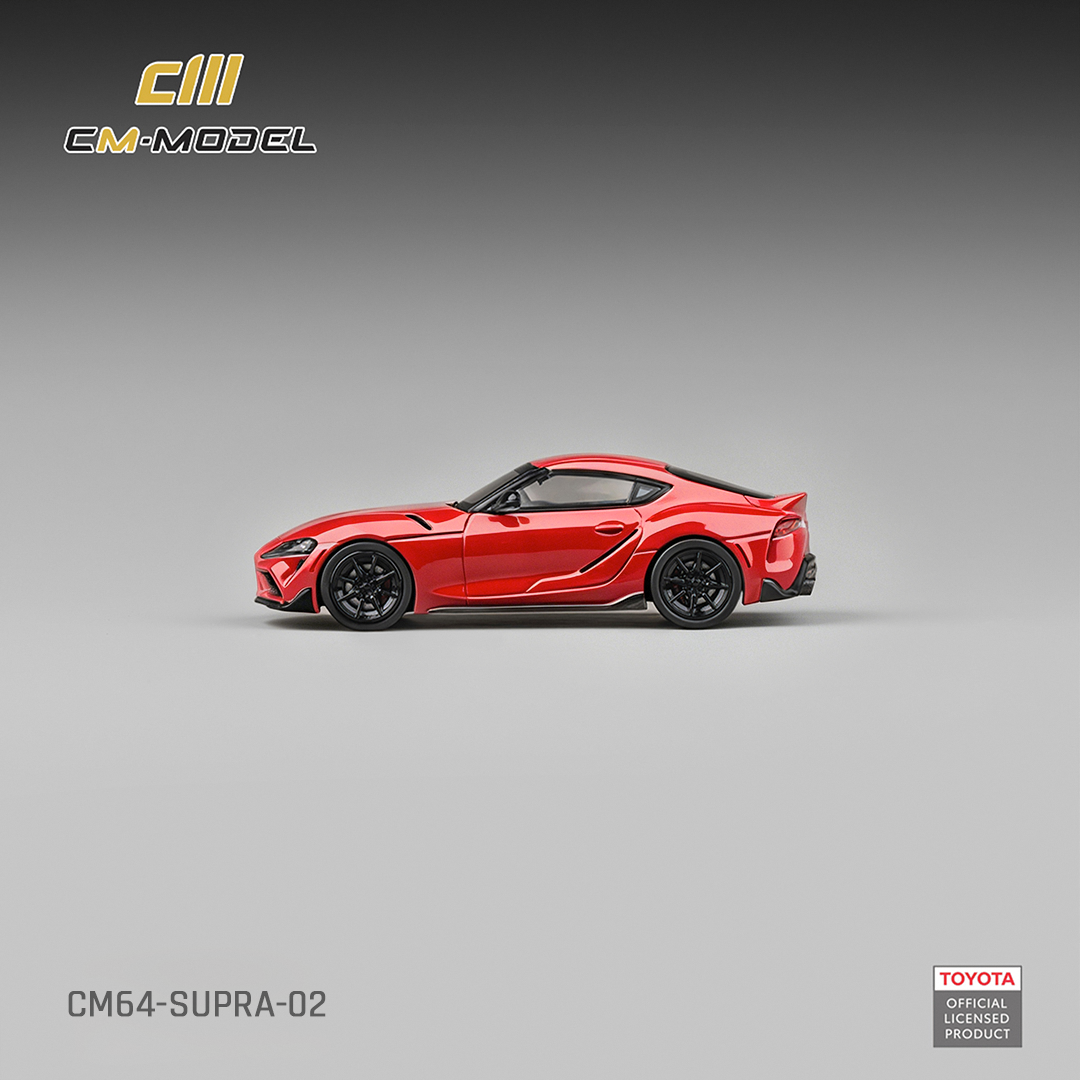 PREORDER CM MODEL 1/64 Toyota GR Supra Renaissance Red 2.0 CM64-Supra-02 (Approx. Release Date : Q4 2026 subject to manufacturer's final decision)