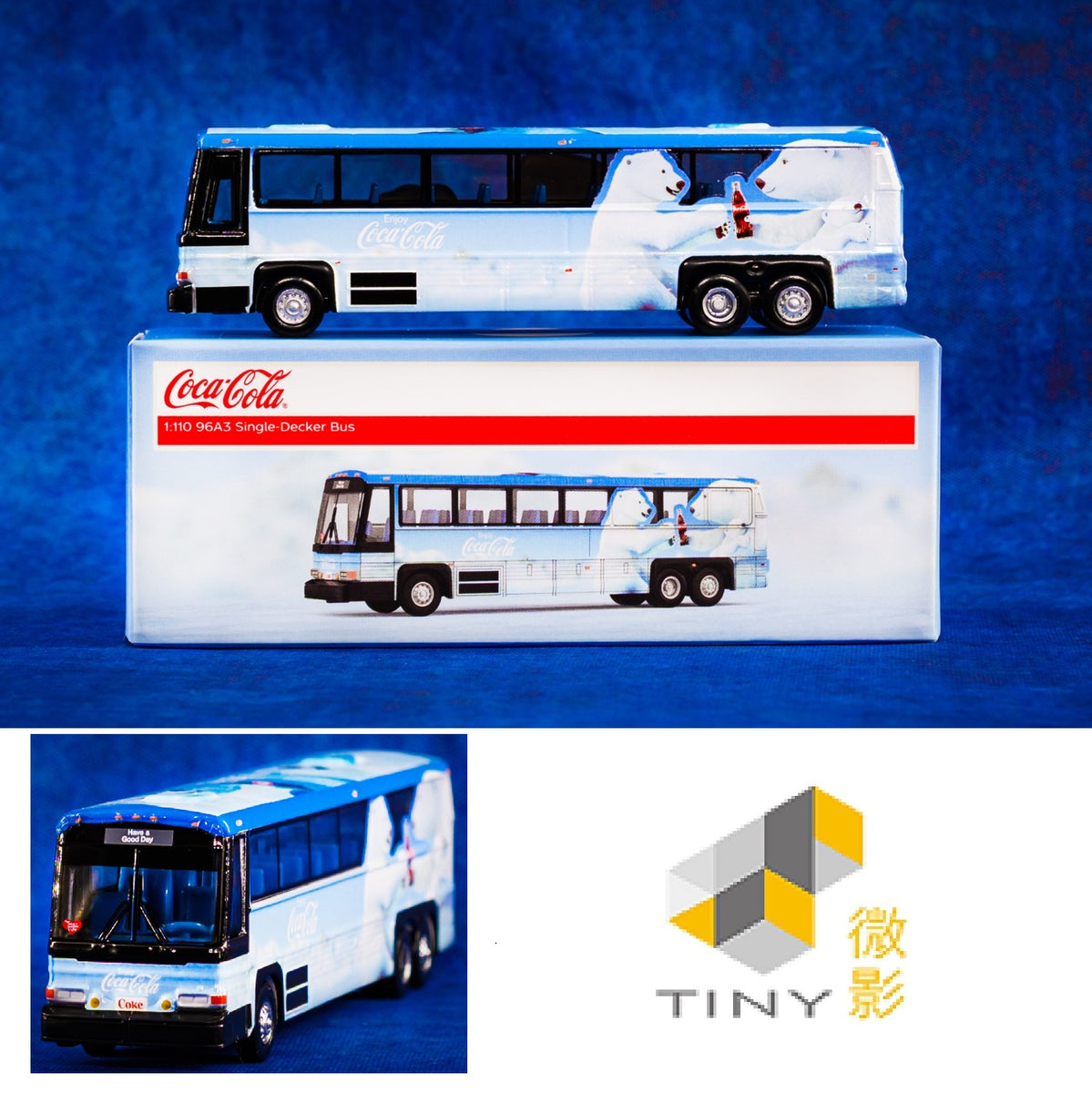 TINY 微影 1/110 96A3 Single Deck Bus 