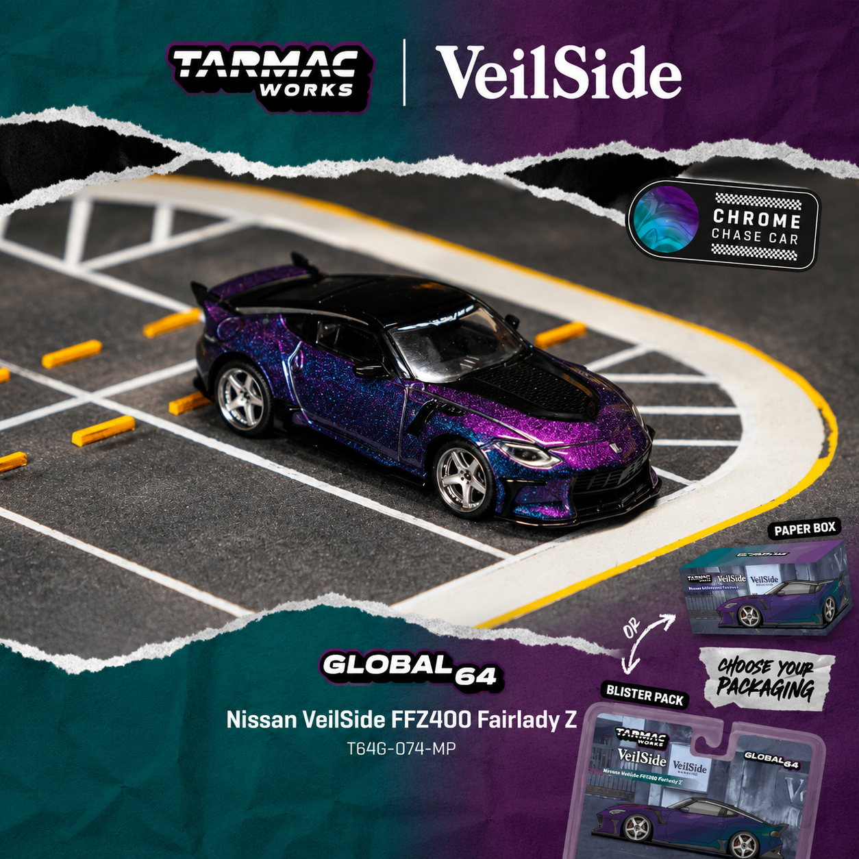 PREORDER Tarmac Works GLOBAL64 1/64 Nissan VeilSide FFZ400 PREORDER Tarmac Works GLOBAL64 1/64 Nissan VeilSide FFZ400