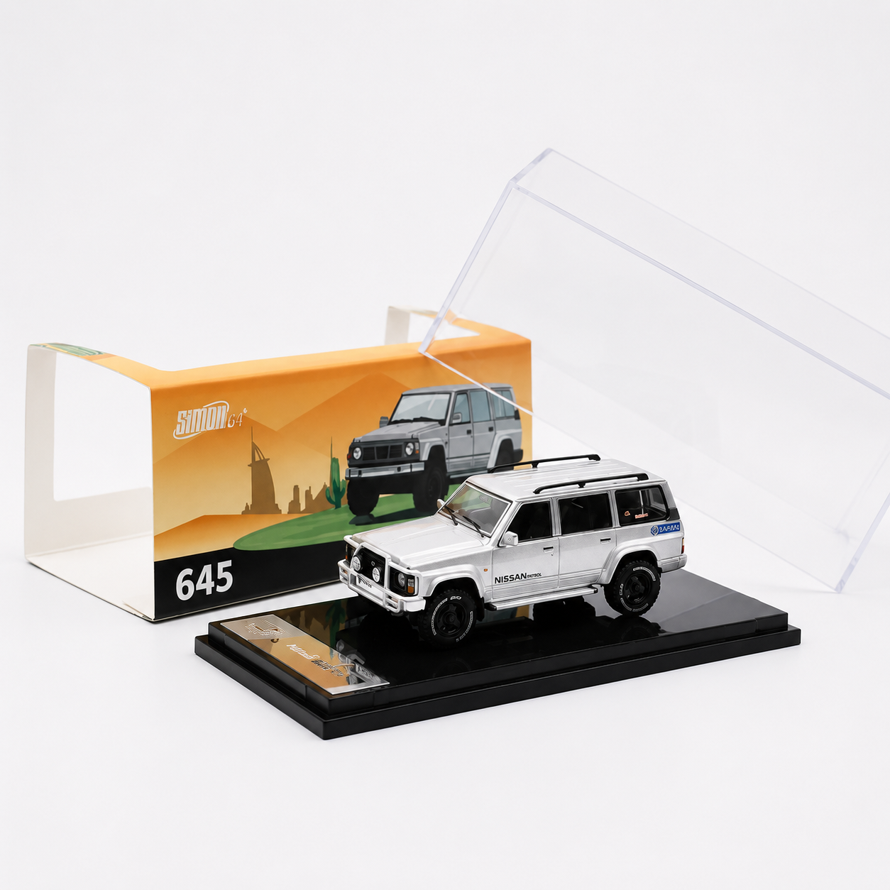 GCD x enchery 1/64 Patrol GR (Y60)-LHD Silver KS-079-645