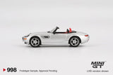 PREORDER MINI GT 1/64 BMW Z8 Silver MGT00998-BL (Approx. Release Date : Q3 2025 subject to manufacturer's final decision)