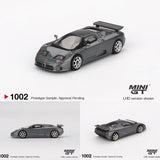PREORDER MINI GT 1/64 Bugatti EB110 Super Sport Grigio Scuro MGT01002-BL (Approx. Release Date : Q3 2025 subject to manufacturer's final decision)