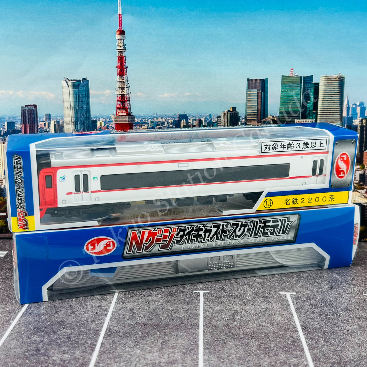 TRANE N Scale Train No. 13 Meitetsu 2200 Series – Tokyo Station