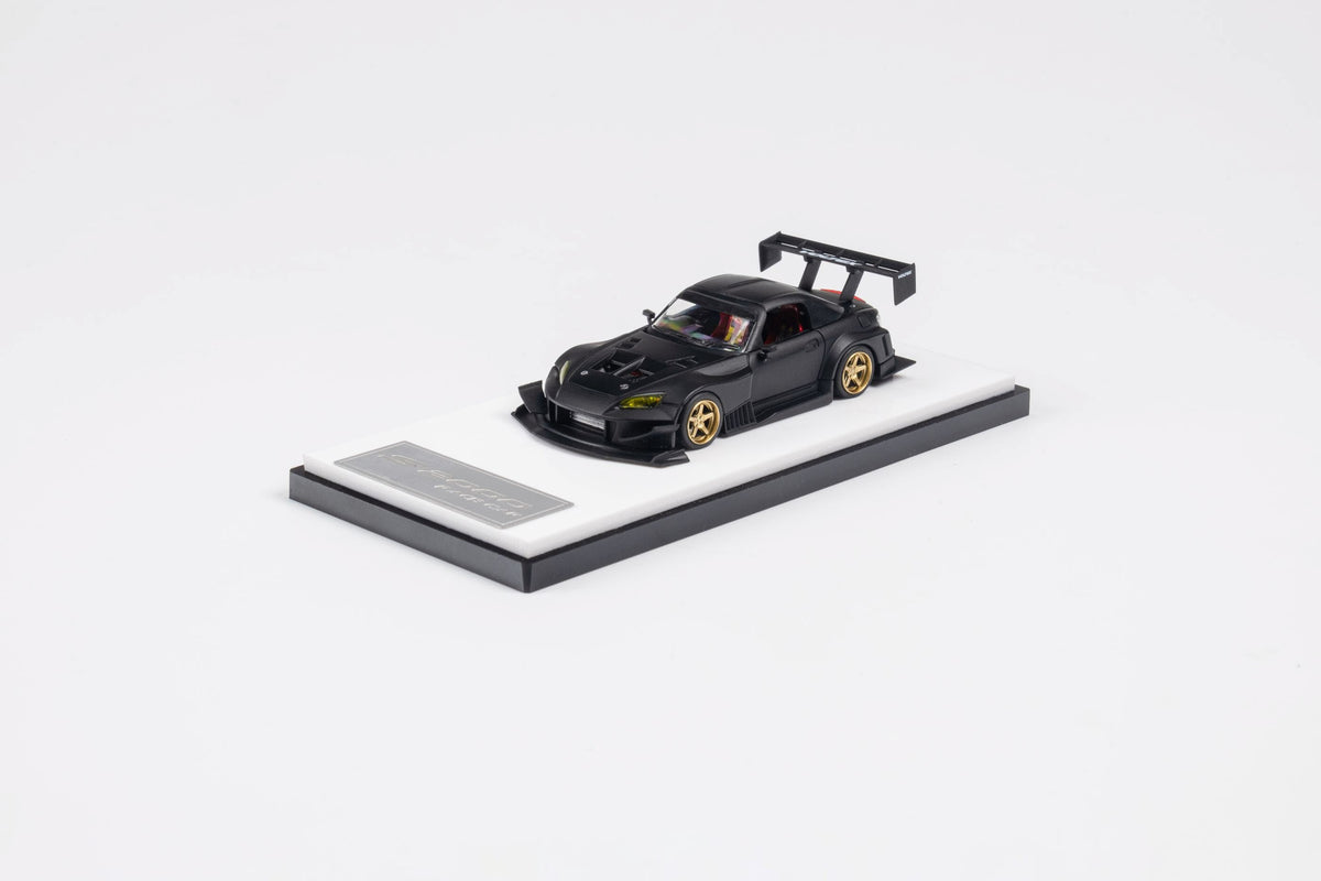 PREORDER Micro Turbo 1/64 Custom S2000 JS - Black (Approx. Release Date :  APRIL 2024 subject to manufacturer's final decision)