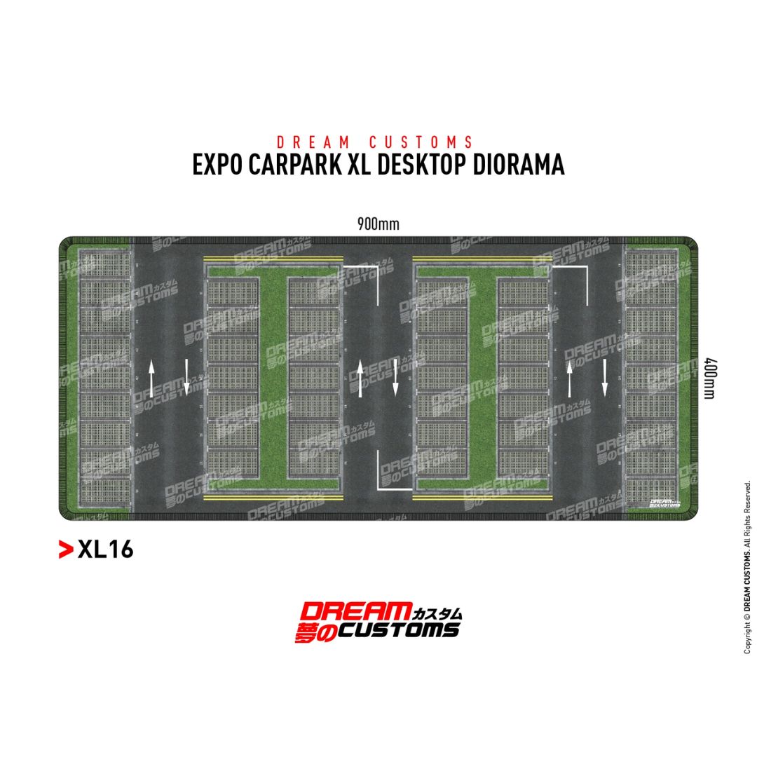 Dream Customs Expo Carpark XL Desktop Diorama XL16(900x400mm)