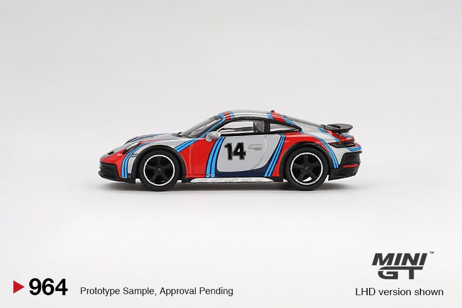 MINI GT 1/64 Porsche 911 Dakar Ice Grey Metallic "Rally 1974" MGT00964-L