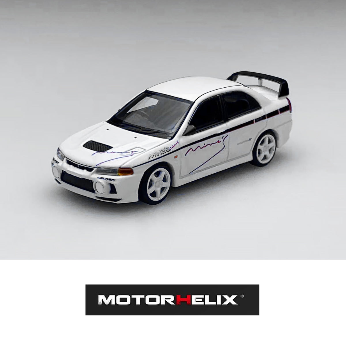 PREORDER Motorhelix 1/64 Mitsubishi Lancer Evolution IV GSR Mine's
