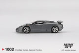 PREORDER MINI GT 1/64 Bugatti EB110 Super Sport Grigio Scuro MGT01002-BL (Approx. Release Date : Q3 2025 subject to manufacturer's final decision)