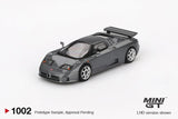 PREORDER MINI GT 1/64 Bugatti EB110 Super Sport Grigio Scuro MGT01002-BL (Approx. Release Date : Q3 2025 subject to manufacturer's final decision)