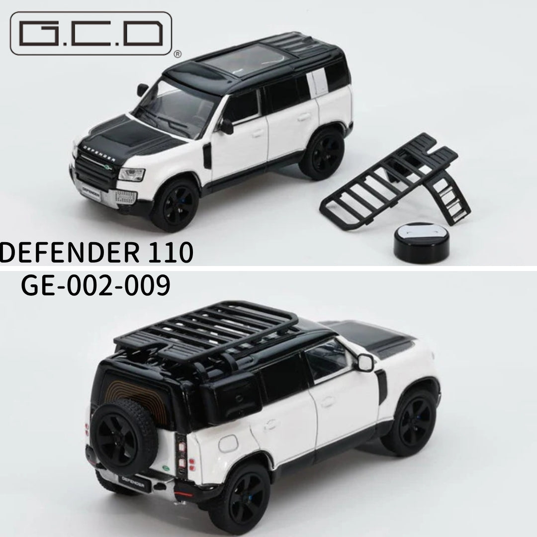 GCD x Enchery 1:64 Land Rover Defender110 White (LHD) GE-002-9 GCD