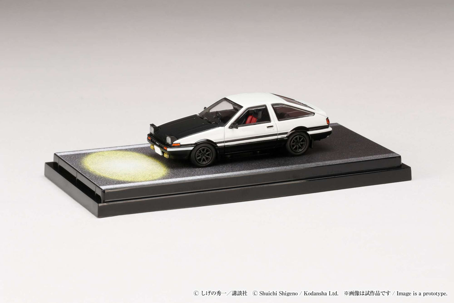 HOBBY JAPAN 1/64 Toyota SPRINTER TRUENO GT APEX (AE86) / INITIAL D Engine Mounted Model VS Tomoyuki Tachi HJ641052DD