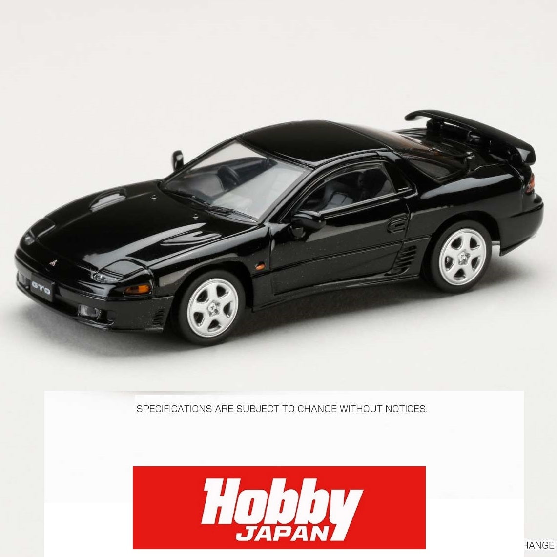 PREORDER HOBBY JAPAN 1/64 MITSUBISHI GTO TWINTURBO Black HJ641065ABK  (Approx. Release Date : Q1 2024 subjects to the manufacturer's final  decision)