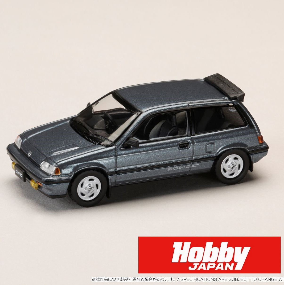 HOBBY JAPAN 1/64 Honda CIVIC (AT) LATE VERSION / Genuine optional Parts BLUE HJ64302BL