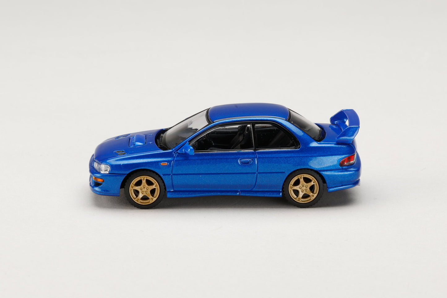 PREORDER HOBBY JAPAN JDM64 1/64 Subaru Impreza WRX type R Sti Version with WR Type Front Bumper - SONIC BLUE (MICA) HJDM006-20 (Approx. Release Date : Q2 2026 subjects to the manufacturer's final decision)