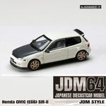 PREORDER JDM64 by HOBBY JAPAN 1/64 Honda CIVIC (EG6) SIR-Ⅱ JDM STYLE - Frost White HJDM002-7 (Approx. Release Date : Q3 2024 subjects to the manufacturer's final decision)