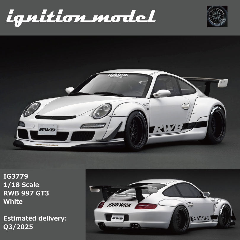 Ignition Model 1/18 RWB 997 GT3 White IG3779 – Tokyo Station