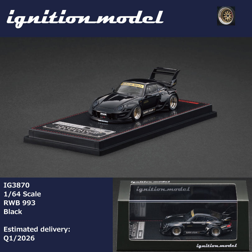Ignition Model RWB 993 ポルシェ　1/43 Ignition Model 1:43 RWB 993 Silver – Horizon Diecast