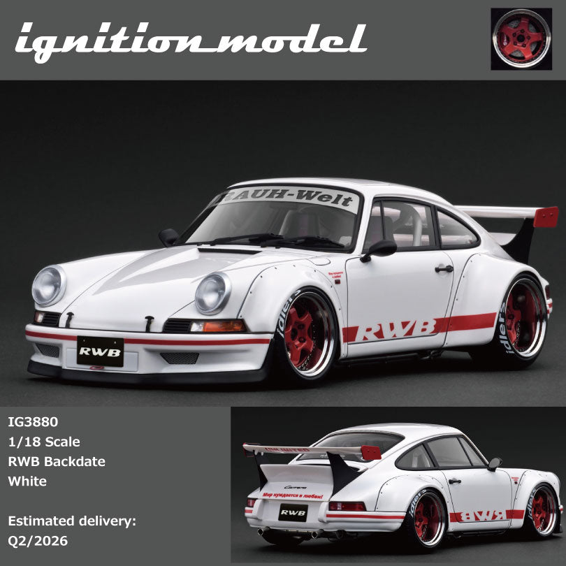 Ignition Model 1/18 RWB Backdate White IG3880