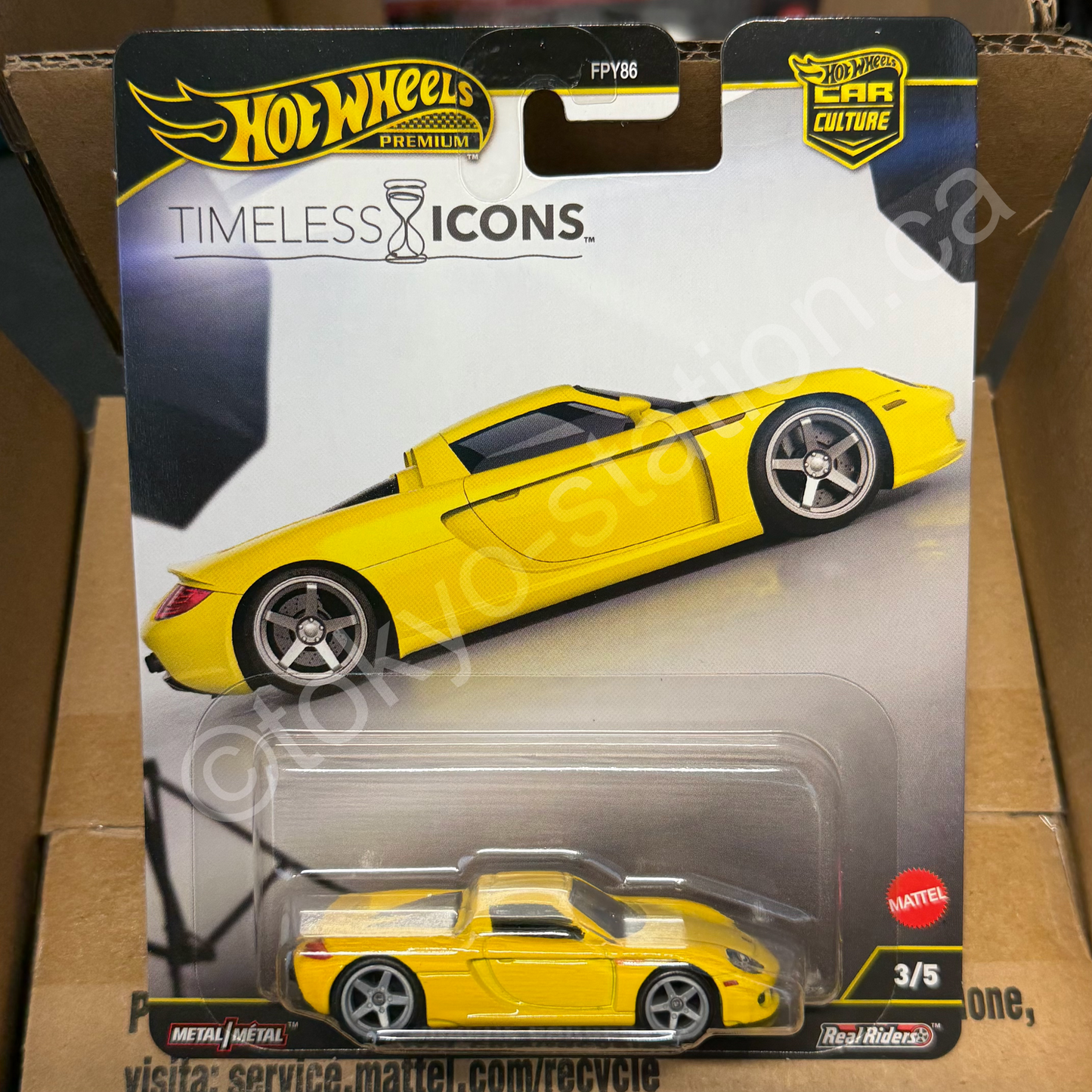 HOTWHEELS PREMIUM TIMELESS ICONS PORSCHE CARRERA GT JBK91