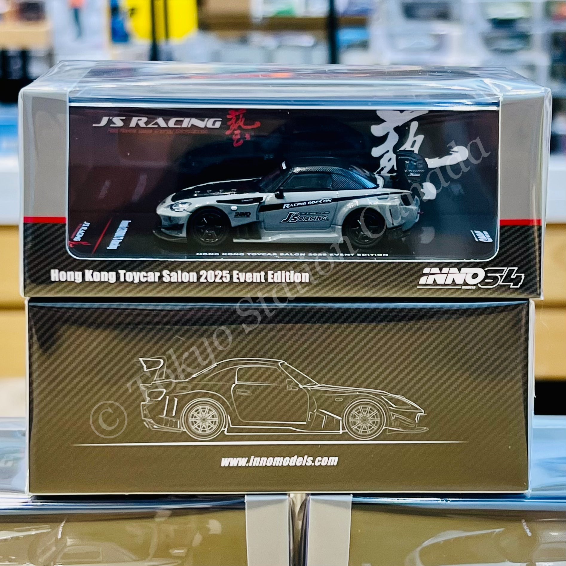 INNO64 1/64 Honda S2000 J'S Racing Hong Kong ToyCar Salon 2025 INNO64 1/64 Honda S2000 J'S Racing Hong Kong ToyCar Salon 2025