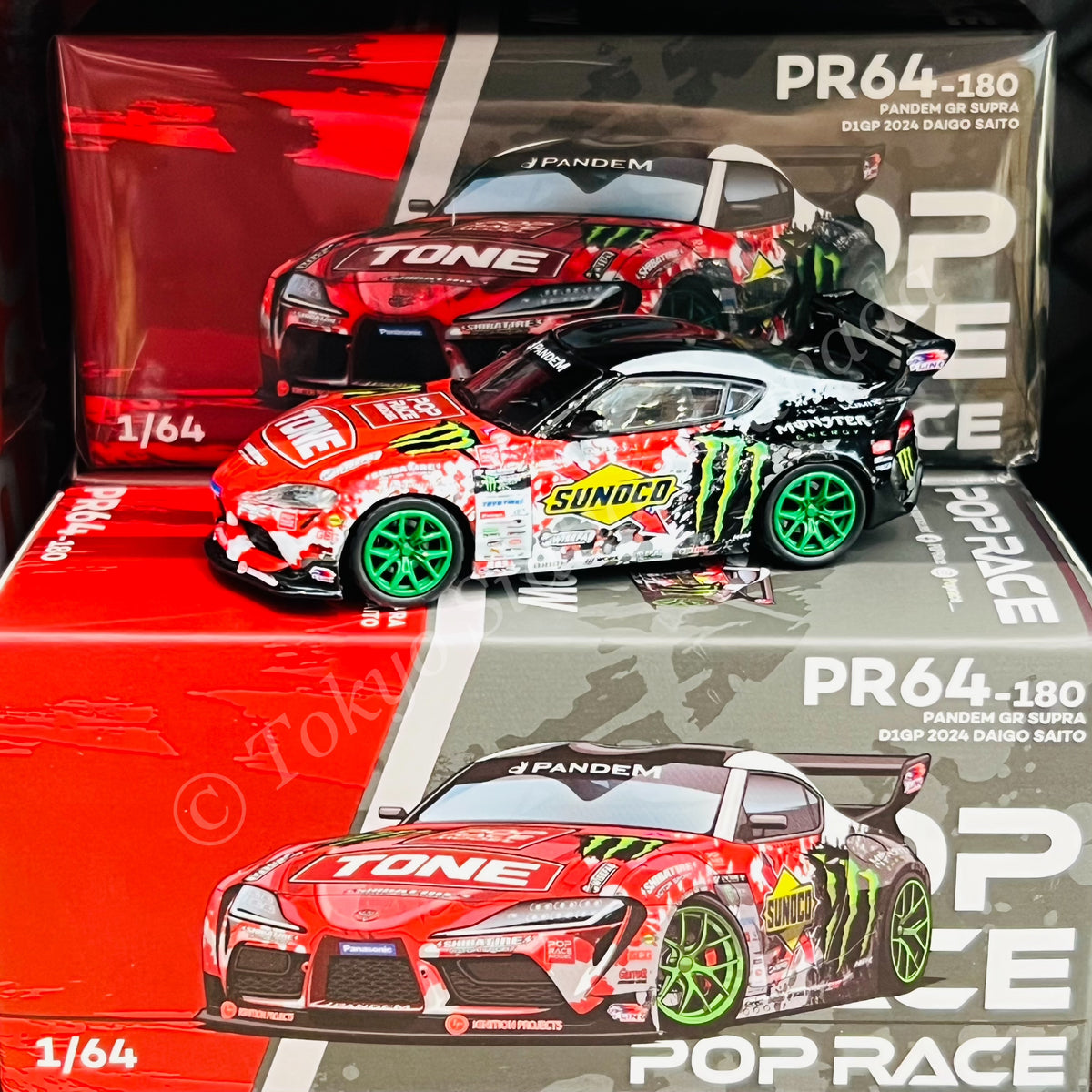 POPRACE 1/64 Pandem GR Supra TAS2025 限定 Poprace 1/64 Pandem GR Supra Tokyo Auto Salon 2025 Limited