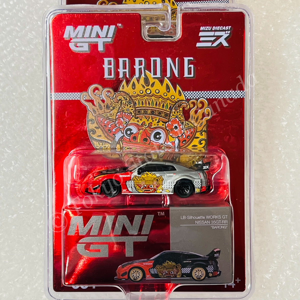 CHASE CAR* MINI GT 1/64 LB-Silhouette WORKS GT NISSAN 35GT