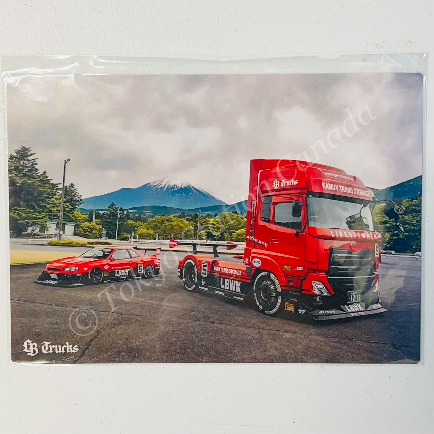 LIBERTY WALK JAPAN Plastic Sheet LB-TRUCKS UD QUON x ER34 Sl149
