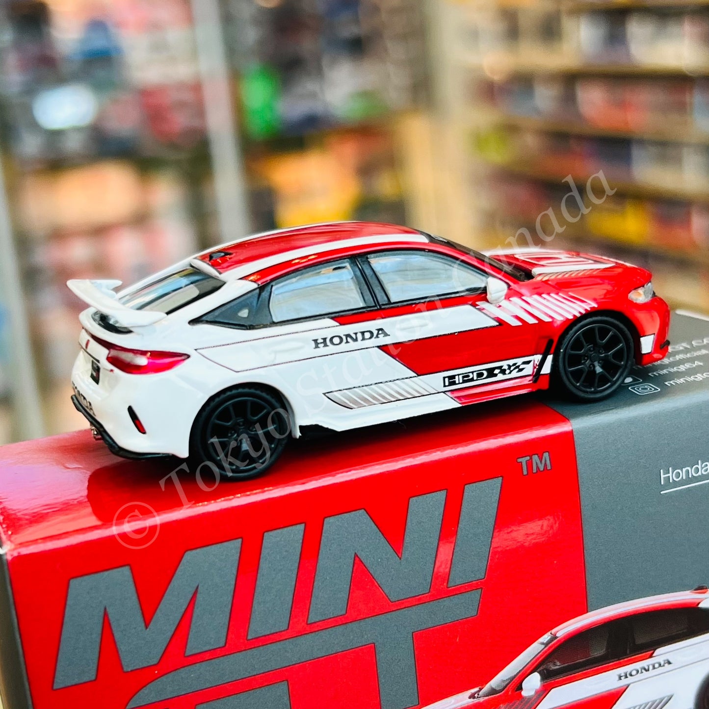 MINI GT 1/64 Honda Civic Type R 2023 Pace Car Red LHD MGT00686-L