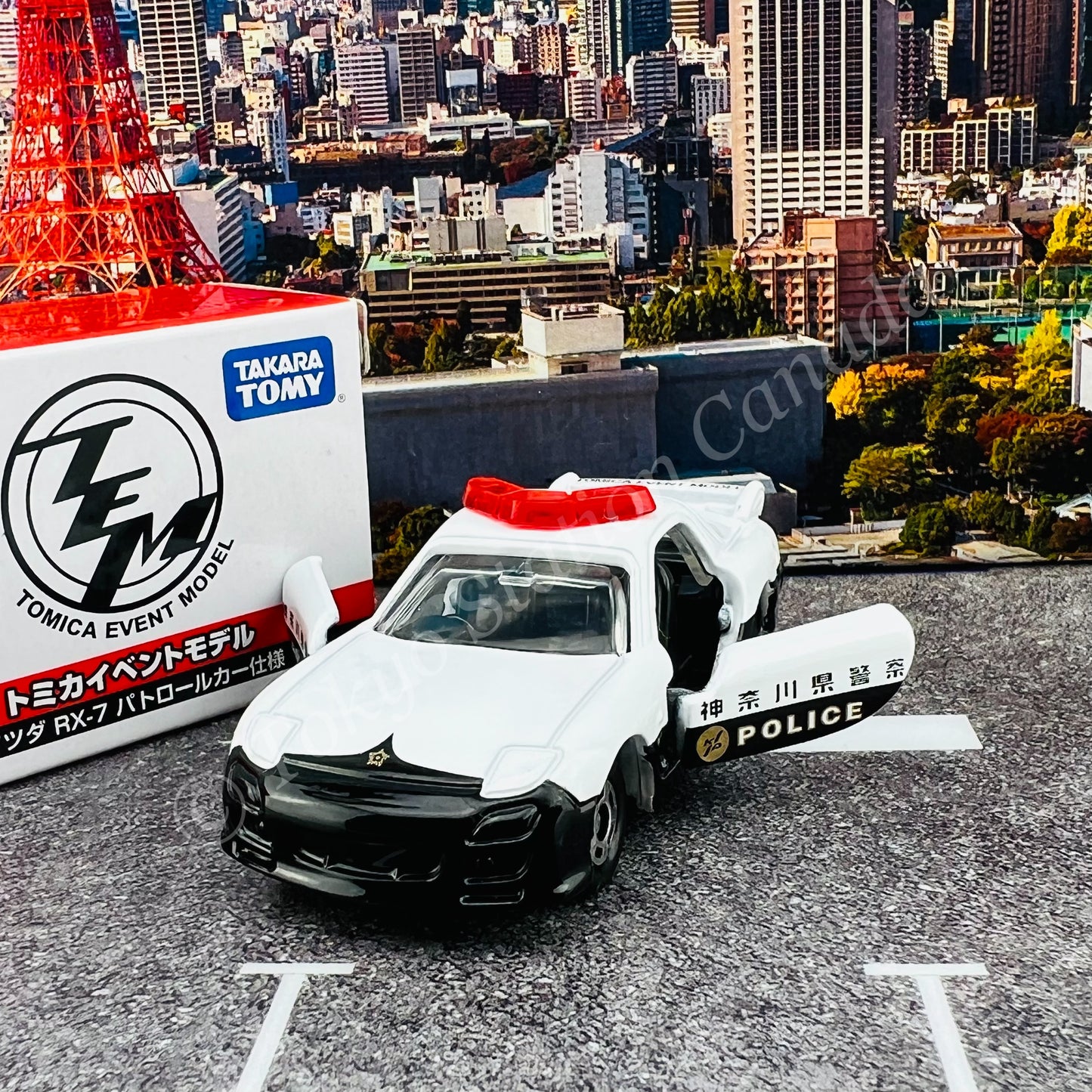 Tomica Event Model No. 8 Mazdz RX7 Kanagawa Perfecture Police Car