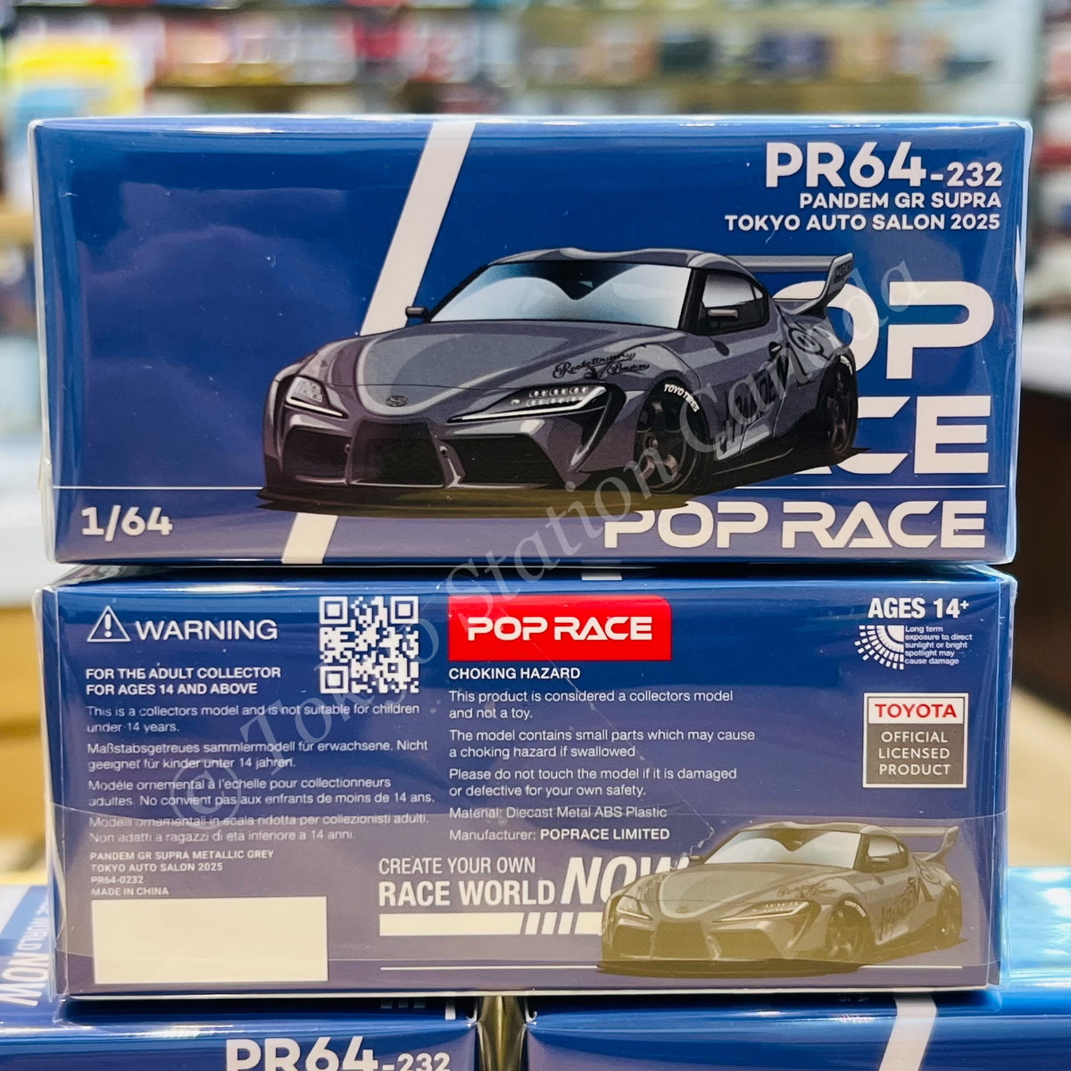 POPRACE 1/64 Pandem GR Supra TOKYO AUTO SALON 2025 Exclusive POPRACE 1/64 Pandem GR Supra TOKYO AUTO SALON 2025 Exclusive
