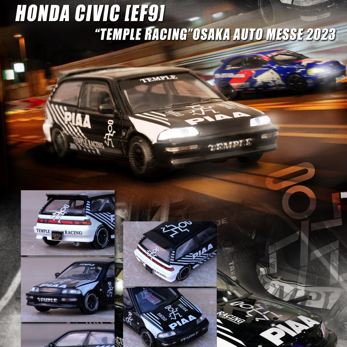 INNO64 1/64 HONDA CIVIC EF9