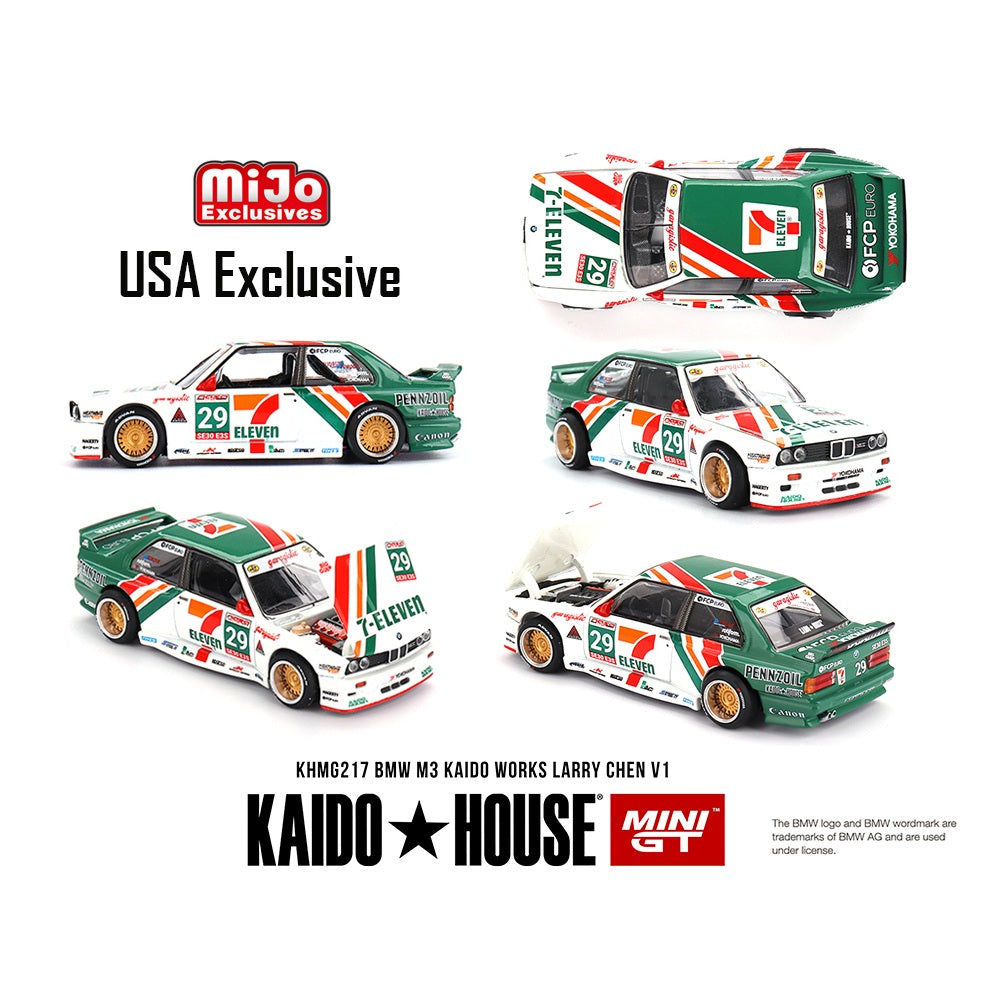 ◆ mikimini☆ PREORDER MINI GT x Kaido House 1/64 BMW M3 Kaido Works Larry