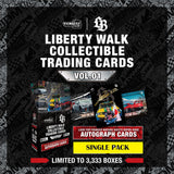 TARMAC CARDS LIBERTY WALK COLLECTIBLE TRADING CARDS VOL.01 (Single Pack) TC-LBC-01-PACK